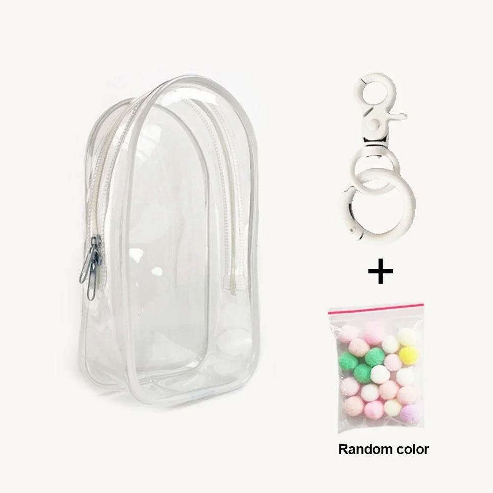 Colorful Transparent Protector Case Organizer Box for 15-17cm Labubu Dolls - ToylandEU