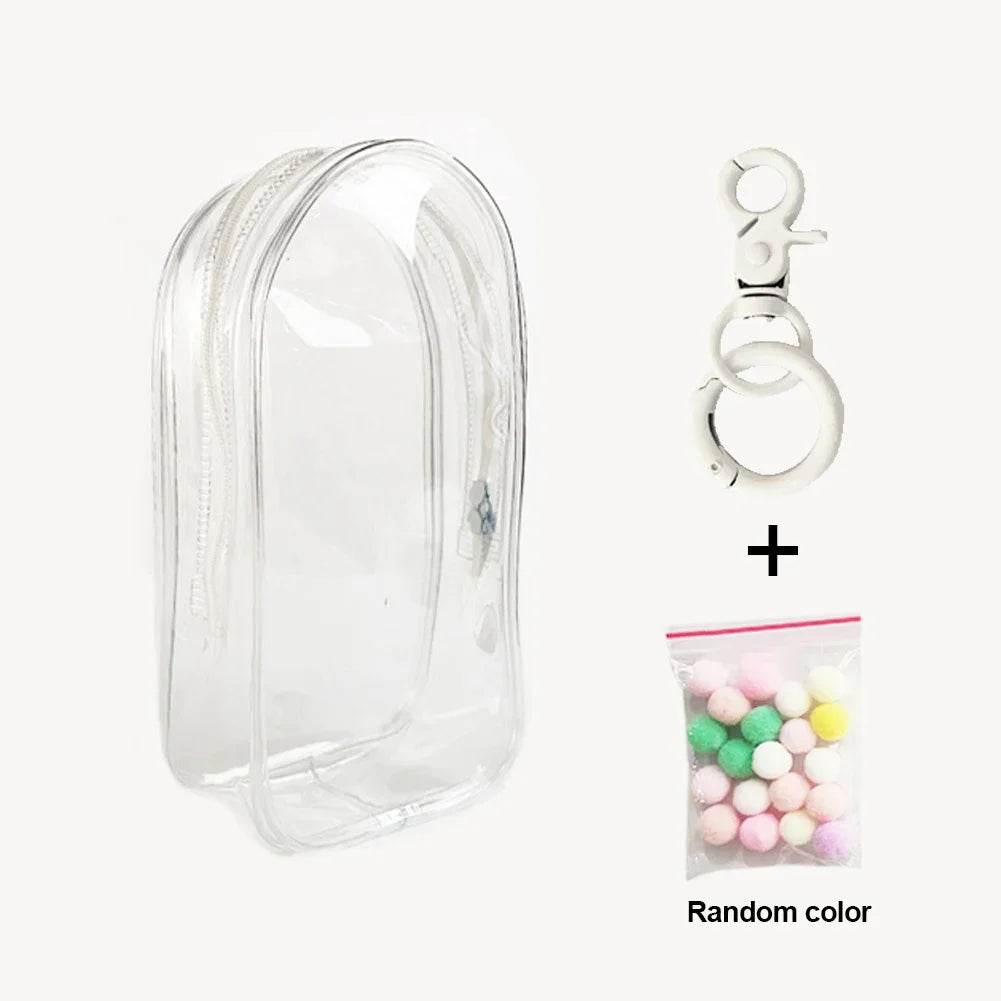 Colorful Transparent Protector Case Organizer Box for 15-17cm Labubu Dolls - ToylandEU