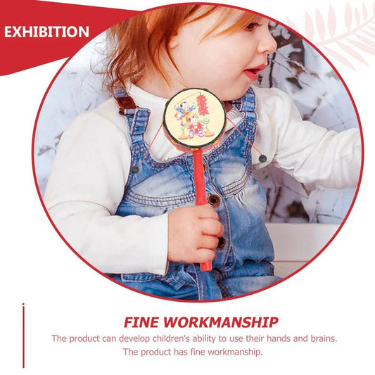 Colorful Wave Drum Toy for Babies - Cognitive Music & Coordination Fun - ToylandEU