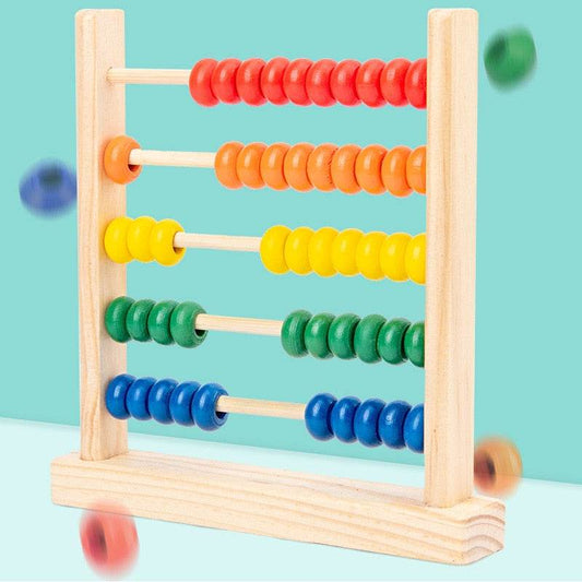 Colorful Wooden Abacus Toy for Kids - Fun Math Learning Tool 3-6 Years - ToylandEU