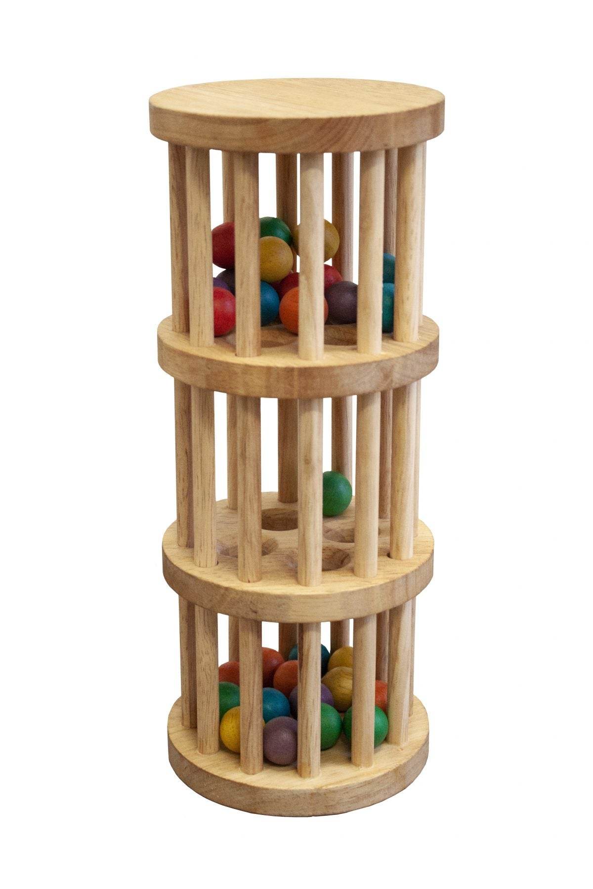 Colorful Wooden Gravity Ball Cascade Toy for Kids - Fun Learning Activity - ToylandEU