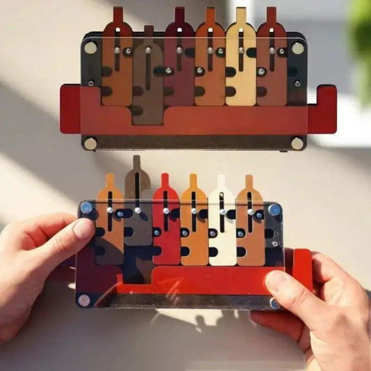  Colorful Wooden Tray Maze Puzzle Ball Brain Teaser IQ -  ToylandEU™