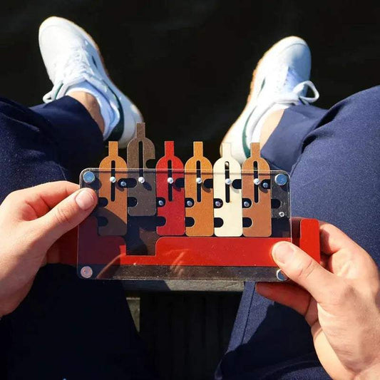  Colorful Wooden Tray Maze Puzzle Ball Brain Teaser IQ -  ToylandEU™