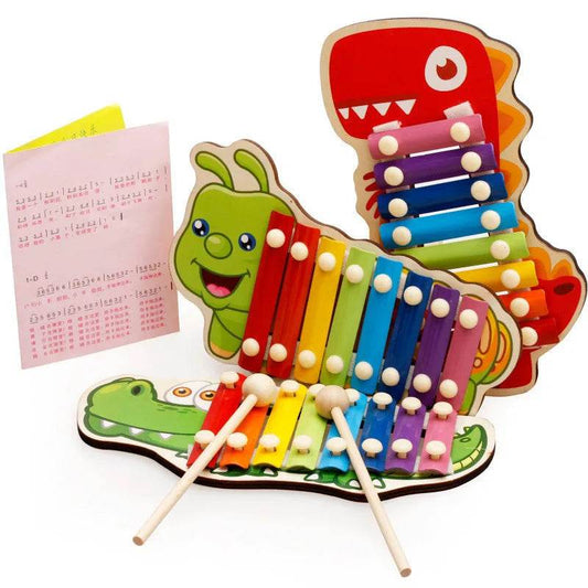 Colorful Wooden Xylophone Toy for Kids - Musical Learning Fun! - ToylandEU