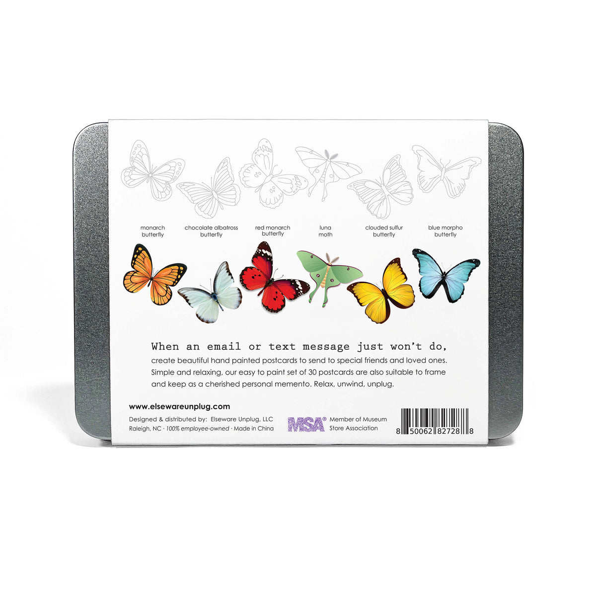 Coloring Postcards with Tin Storage | 30 Seasonal Cards | Toylandeu™