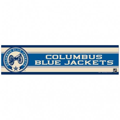 Columbus Blue Jackets 3x12 Decal Bumper Strip Licensed - ToylandEU