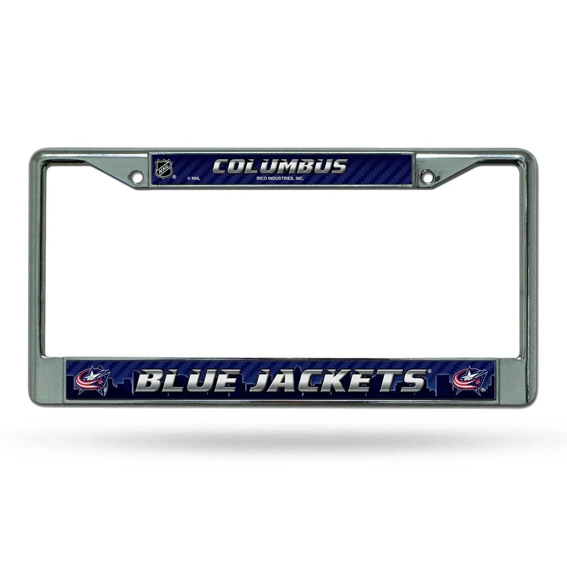  Columbus Blue Jackets License Plate Frame Chrome Insert -  ToylandEU™
