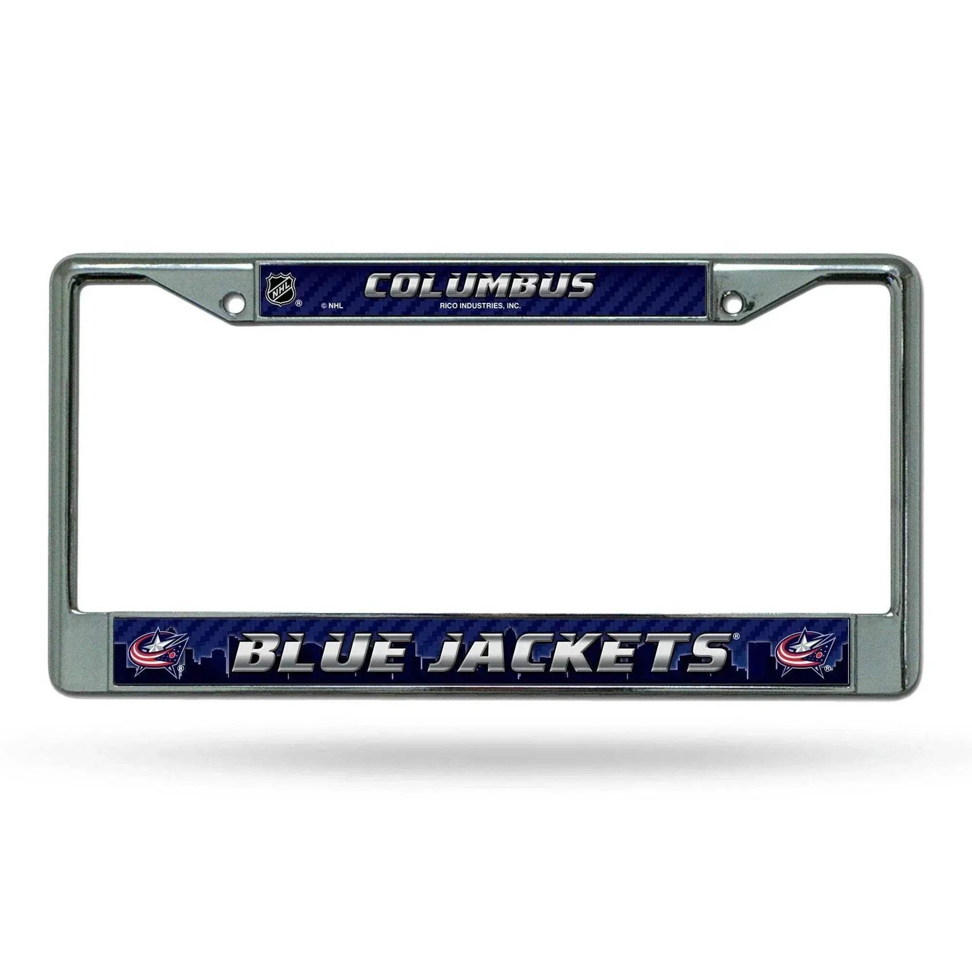  Columbus Blue Jackets License Plate Frame Chrome Insert -  ToylandEU™