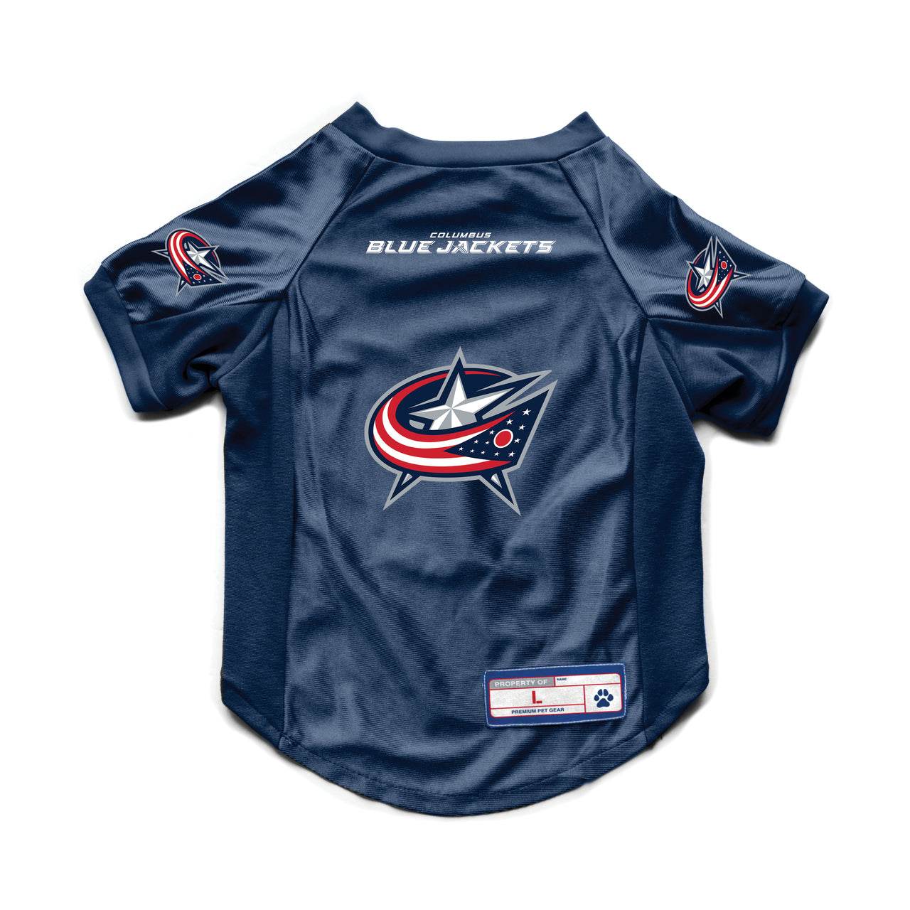 Columbus Blue Jackets Pet Jersey Stretch Size XL Special - ToylandEU