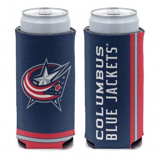 Columbus Blue Jackets Slim Can Cooler Full Color Imprinted - ToylandEU