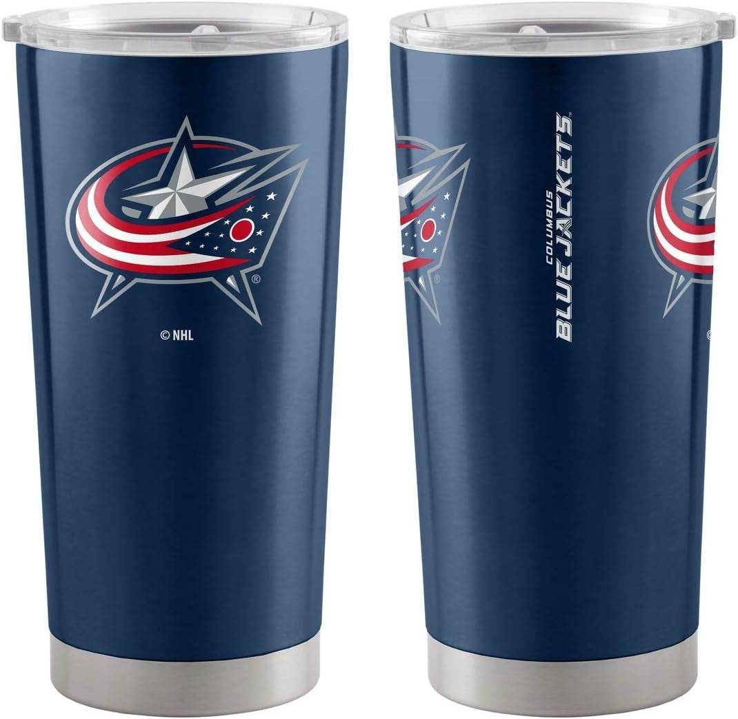Columbus Blue Jackets Travel Tumbler 20 Oz Ultra Blue - ToylandEU