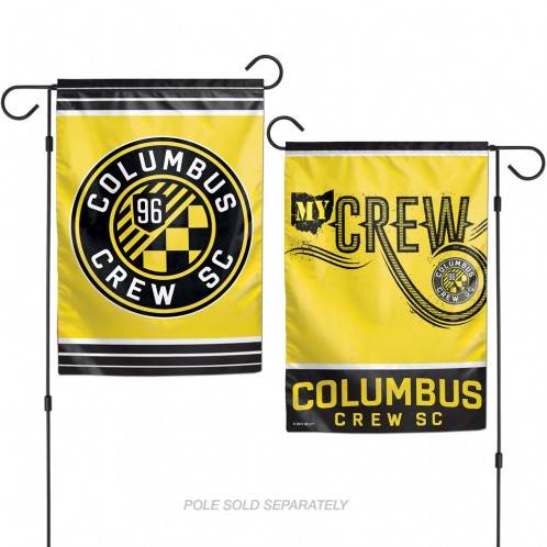 Columbus Crew 12x18 Garden Style 2 Sided Flag Polyester - ToylandEU