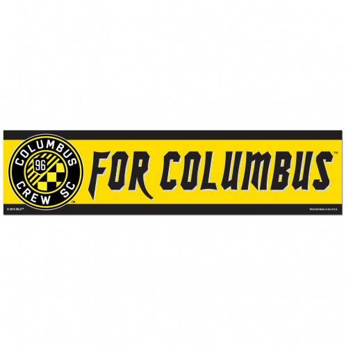 Columbus Crew SC 3x12 Bumper Strip Decal Official Licensed - ToylandEU