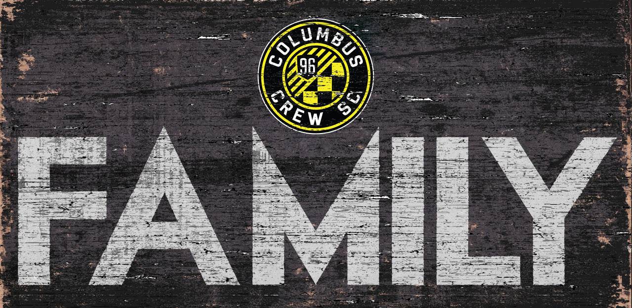 Columbus Crew SC Wood Sign 12x6 Family Design Hanging Rope - ToylandEU