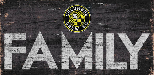 Columbus Crew SC Wood Sign 12x6 Family Design Hanging Rope - ToylandEU