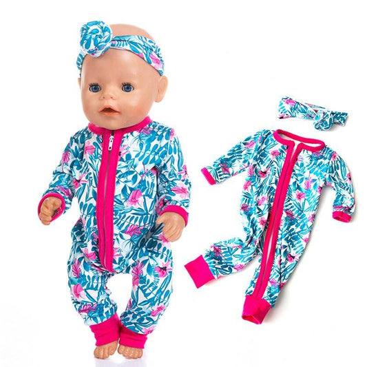 Comfortable Pajama Set for 17-Inch Baby Dolls - Perfect for Collectors! - ToylandEU