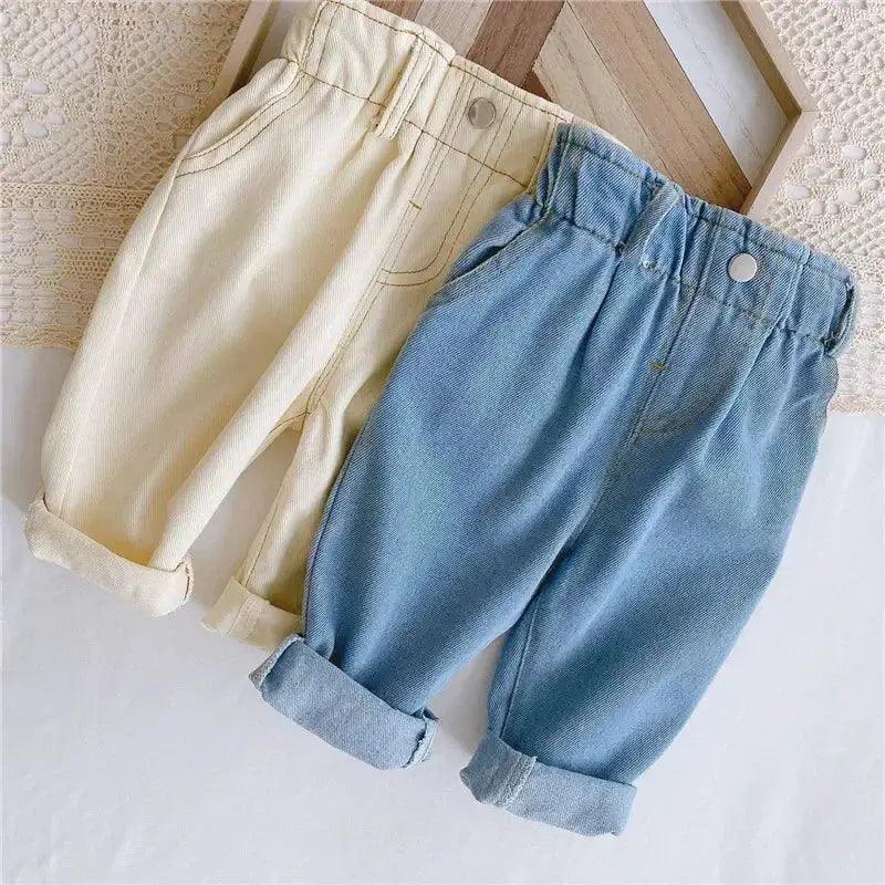  Comfy High Waist Kids Jeans 9M To 4Y Toyland EU -  ToylandEU™