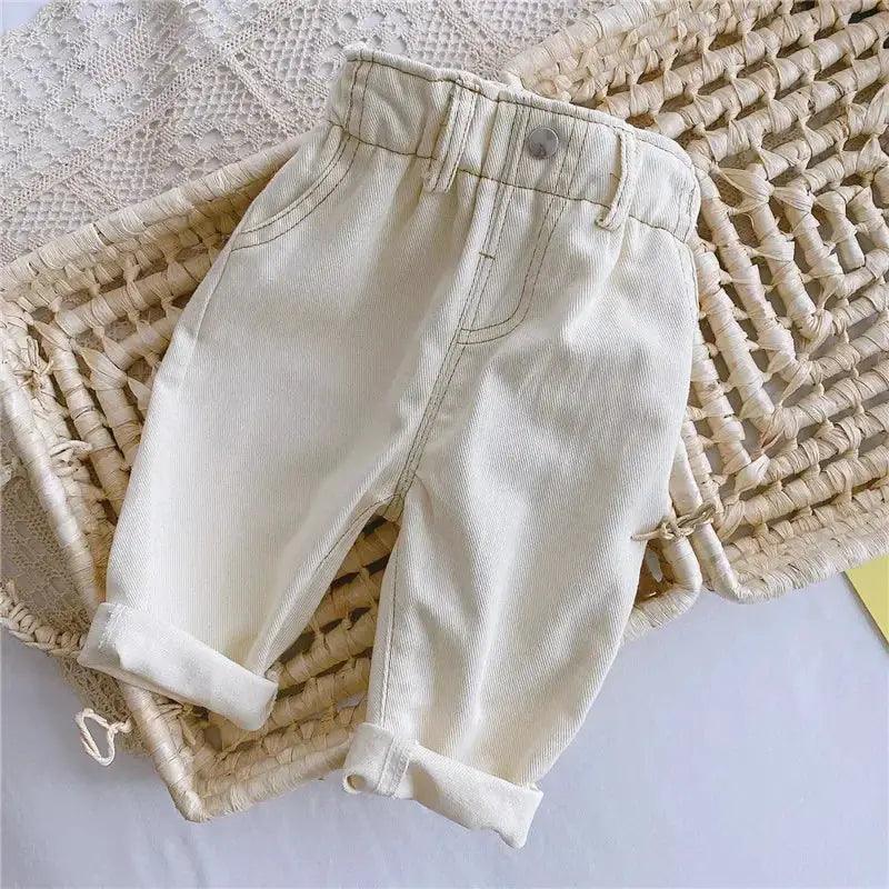  Comfy High Waist Kids Jeans 9M To 4Y Toyland EU -  ToylandEU™
