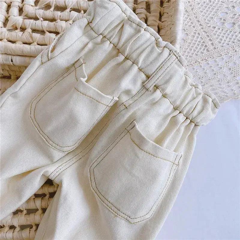  Comfy High Waist Kids Jeans 9M To 4Y Toyland EU -  ToylandEU™