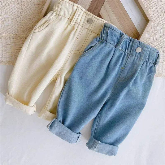  Comfy High Waist Kids Jeans 9M To 4Y Toyland EU -  ToylandEU™