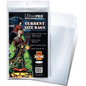 Comic Bags - Current Size (100 per pack) - ToylandEU