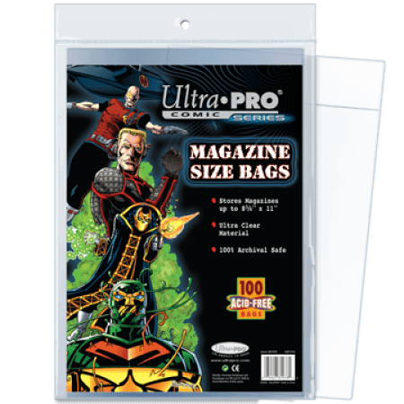Comic Bags - Magazine (100 per pack) - ToylandEU