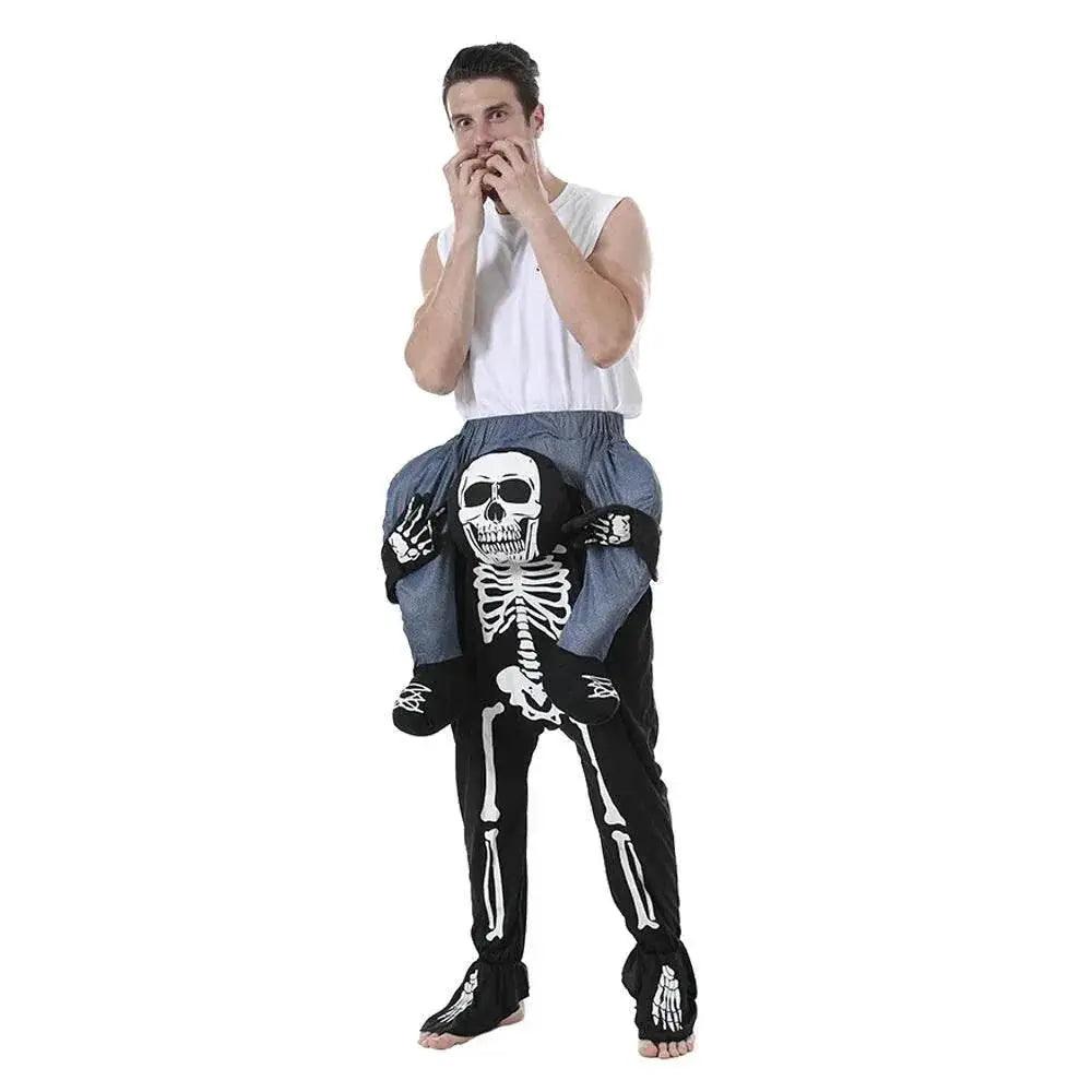  Comical Skeleton Ride-On Costume for Adults - Perfect for Halloween Fun! -  ToylandEU™