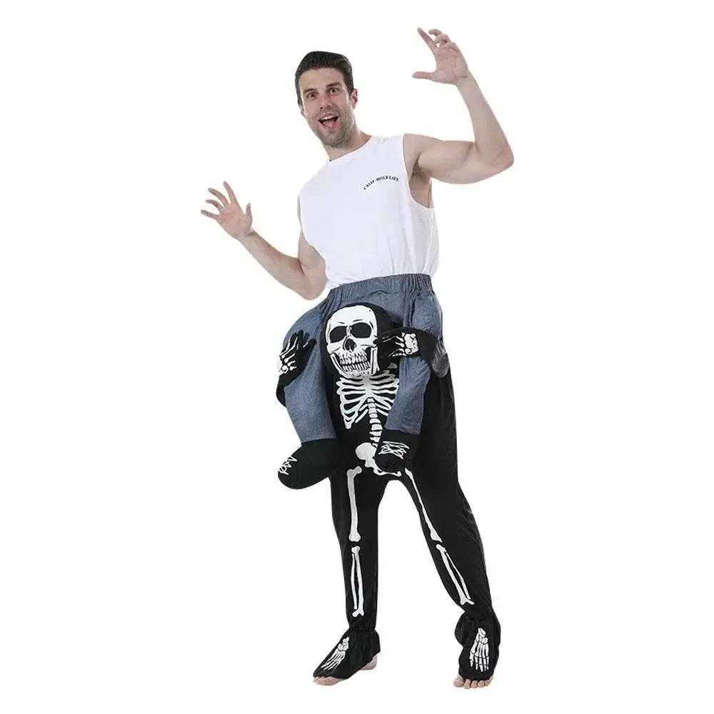  Comical Skeleton Ride-On Costume for Adults - Perfect for Halloween Fun! -  ToylandEU™