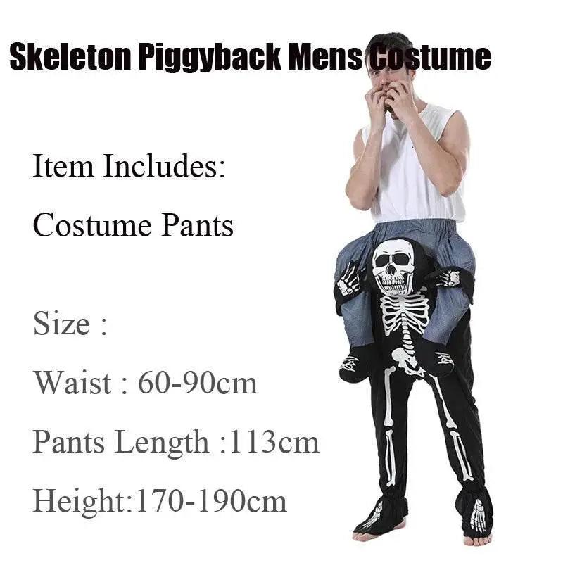  Comical Skeleton Ride-On Costume for Adults - Perfect for Halloween Fun! -  ToylandEU™