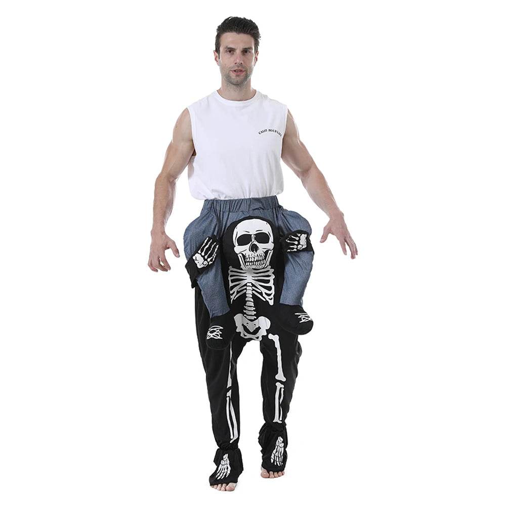 Comical Skeleton Ride-On Costume for Adults - Perfect for Halloween Fun! - ToylandEU