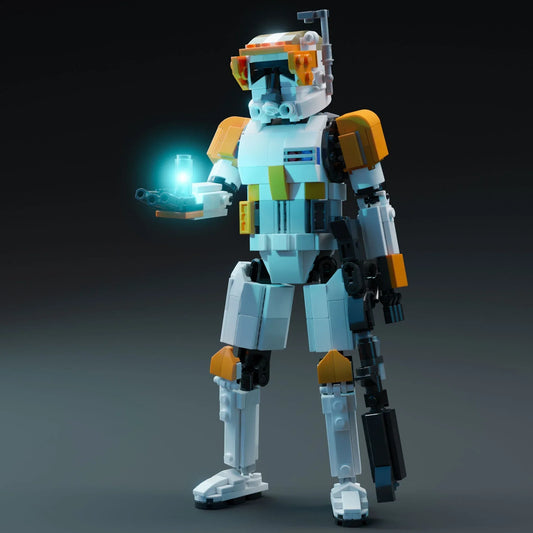 Commander Cody 9" Figure - Custom MOC made using LEGO bricks - ToylandEU