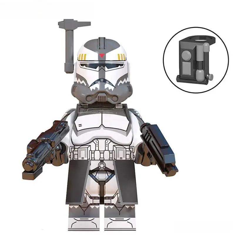 Commander Wolffe Clone trooper Lego Star Wars Minifigures Custom Toys 1 - Minifigure Toys