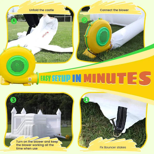  Inflatable Bounce House Commercial Grade With Slide -  ToylandEU™