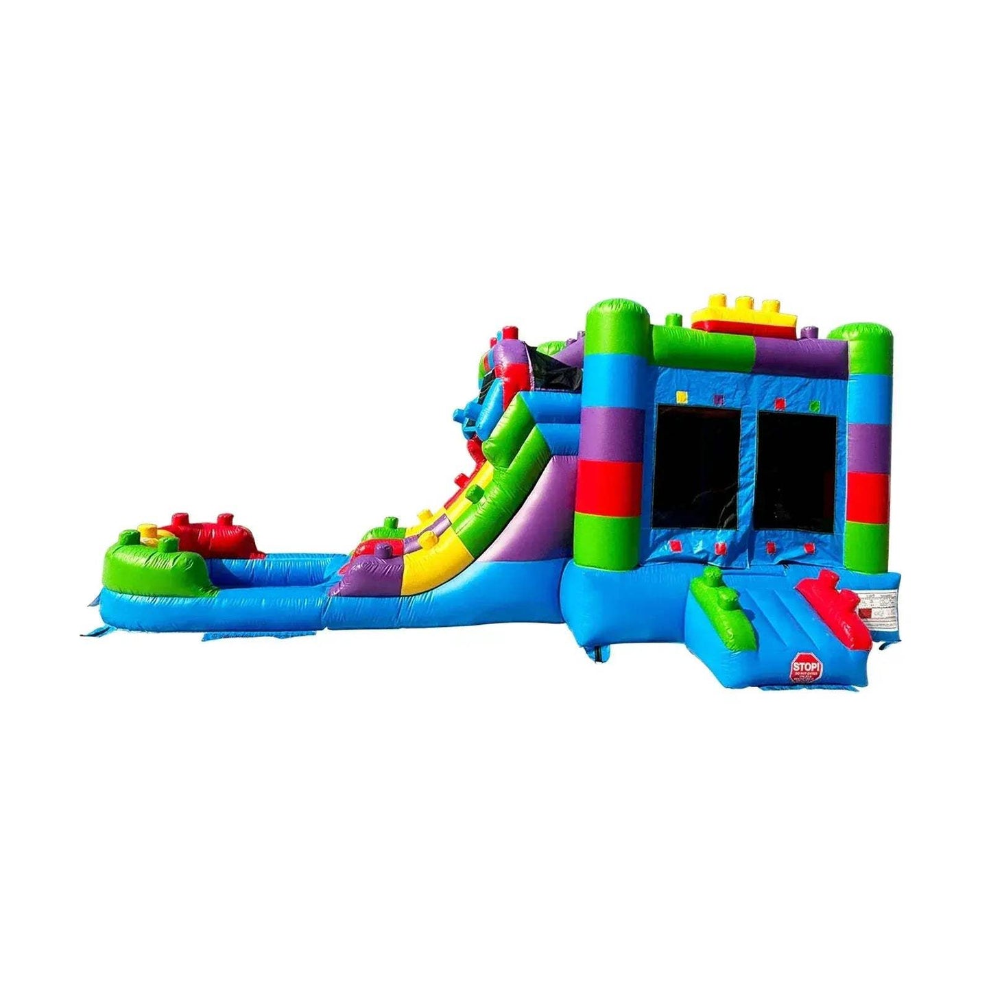 Commercial Grade Inflatable Bounce House With Water Slides - ToylandEU