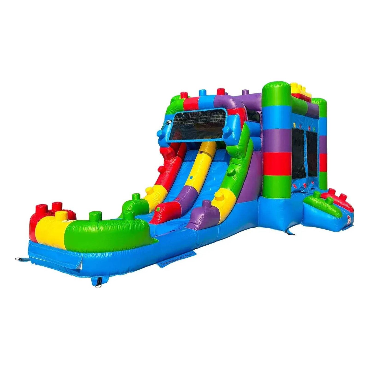 Commercial Grade Inflatable Bounce House With Water Slides - ToylandEU