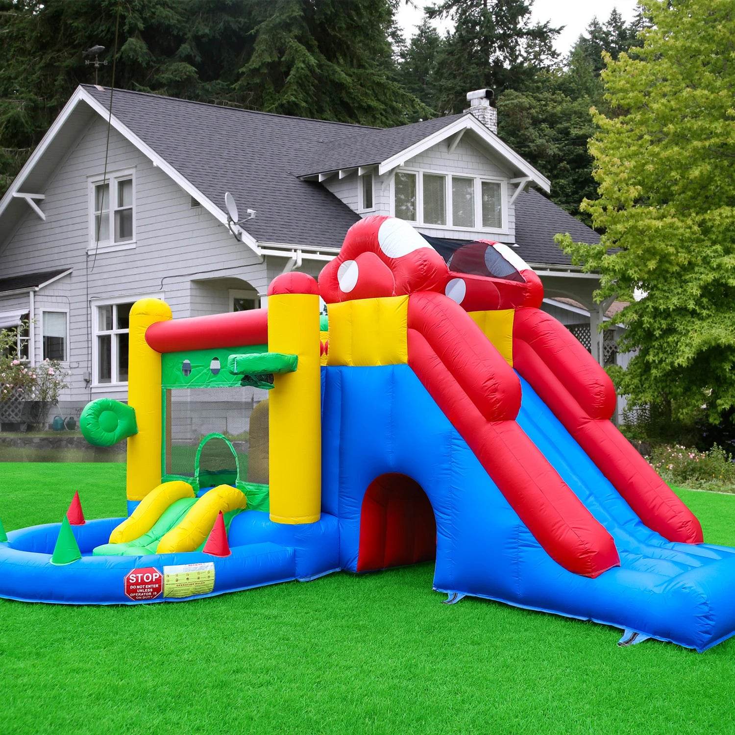 Commercial Grade Inflatable Bouncing House for Children - ToylandEU