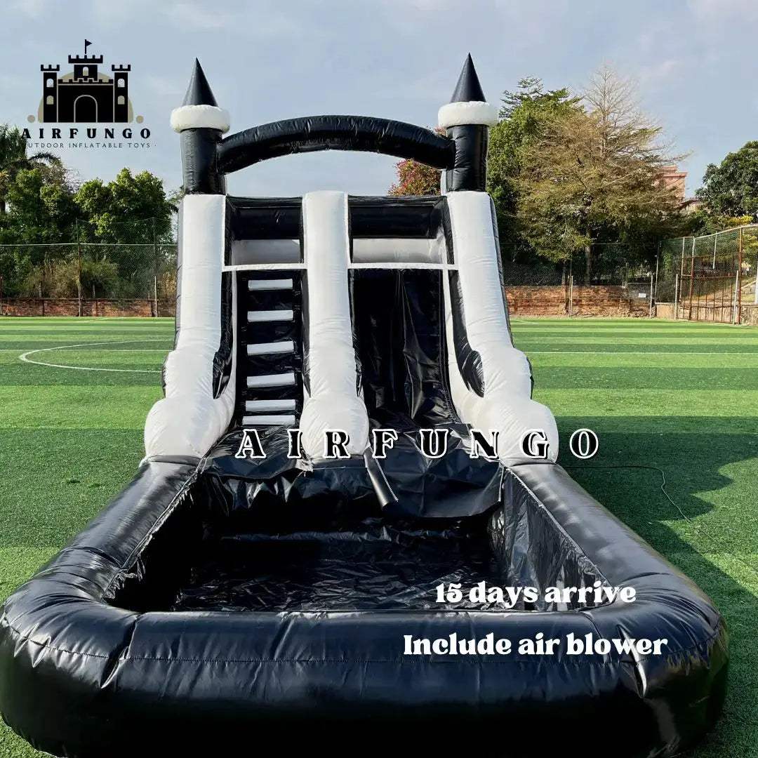 Commercial Grade Inflatable Water Slide With Blower And Splash Pool - ToylandEU