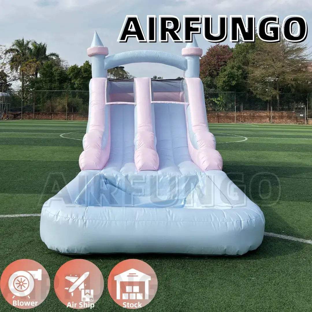 Commercial Grade Inflatable Water Slide With Blower And Splash Pool - ToylandEU