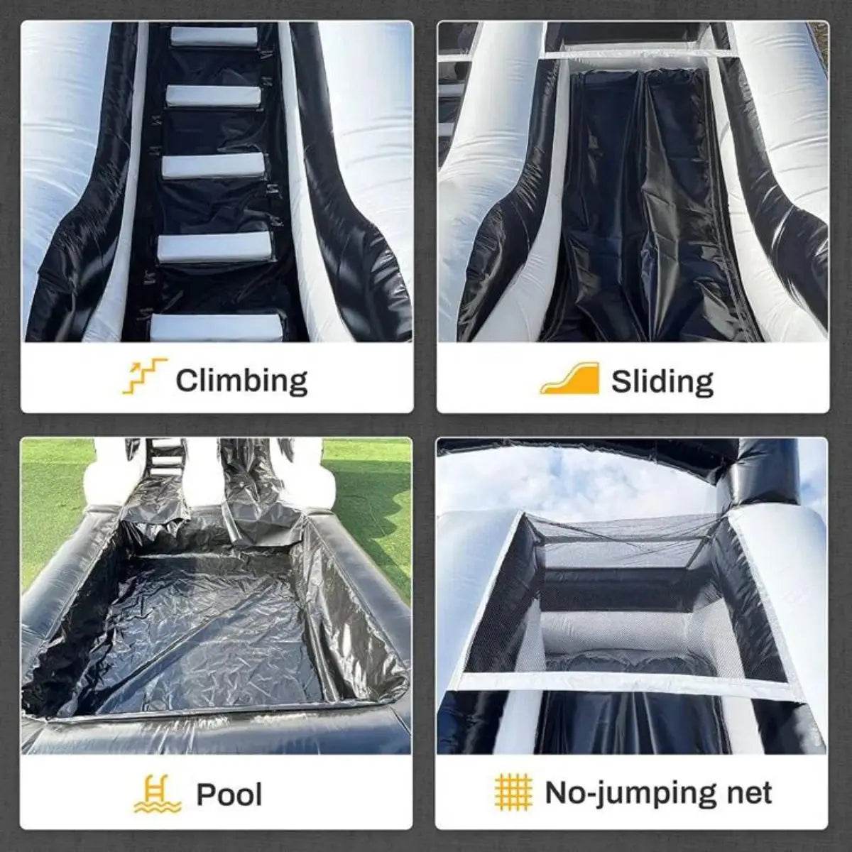 Commercial Grade Inflatable Water Slide with Splash Pool - ToylandEU