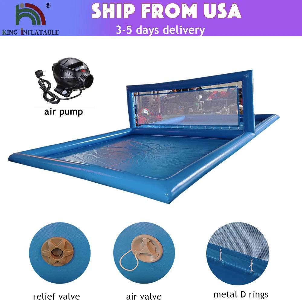 Commercial Grade PVC Inflatable Volleyball Court Pool - ToylandEU