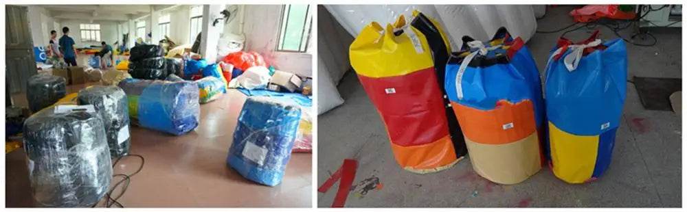 Commercial Half PVC Bounce House with Slide for Wedding Party - ToylandEU