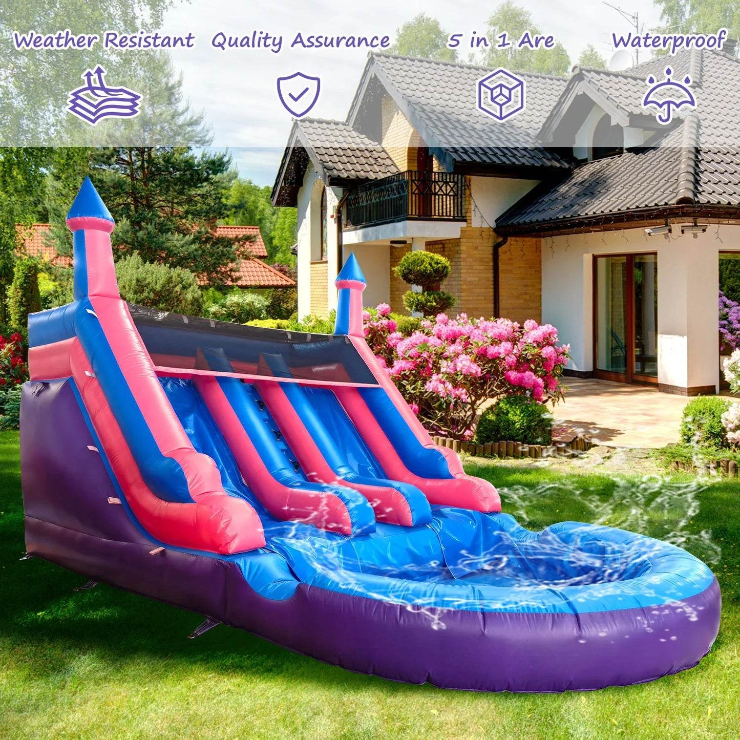 Commercial Inflatable Bounce House for Kids 20ft Bouncy Castle - ToylandEU