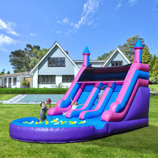  Commercial Inflatable Double Water Slide With Blower -  ToylandEU™