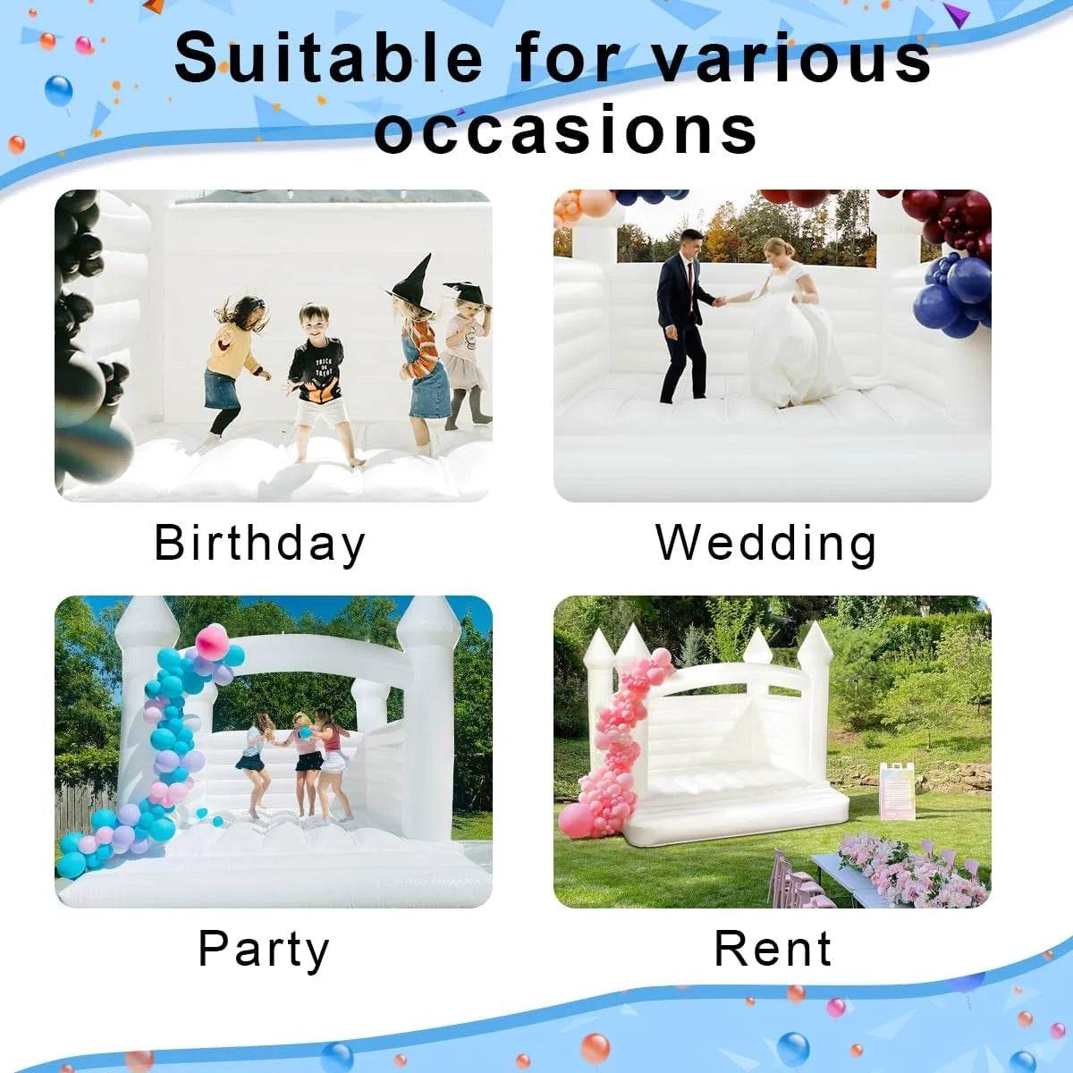 Commercial Inflatable Obstacle Course Bounce House For Party - ToylandEU