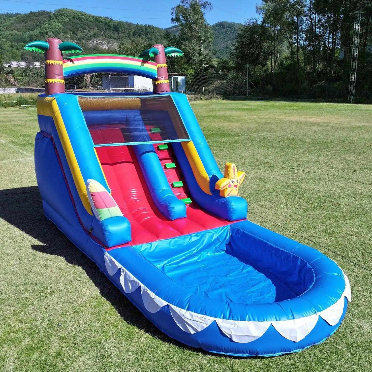  Commercial Inflatable Starfish Water Slide PVC Material 21ft -  ToylandEU™