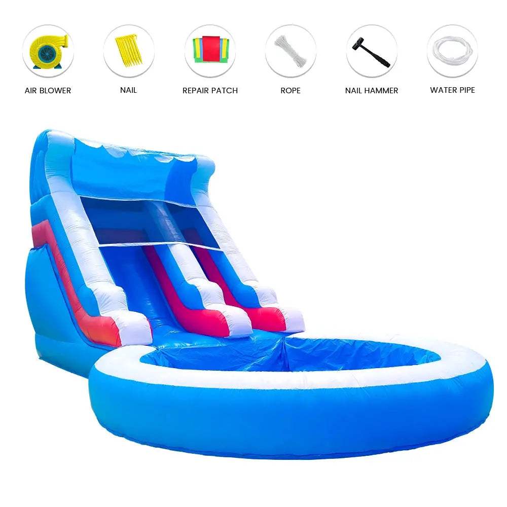  Commercial Inflatable Water Slide Blower Outdoor CE -  ToylandEU™