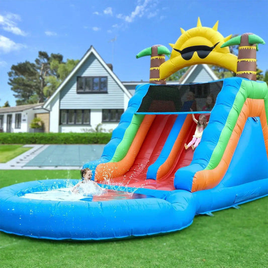  Commercial Inflatable Water Slide With 1100W Blower -  ToylandEU™