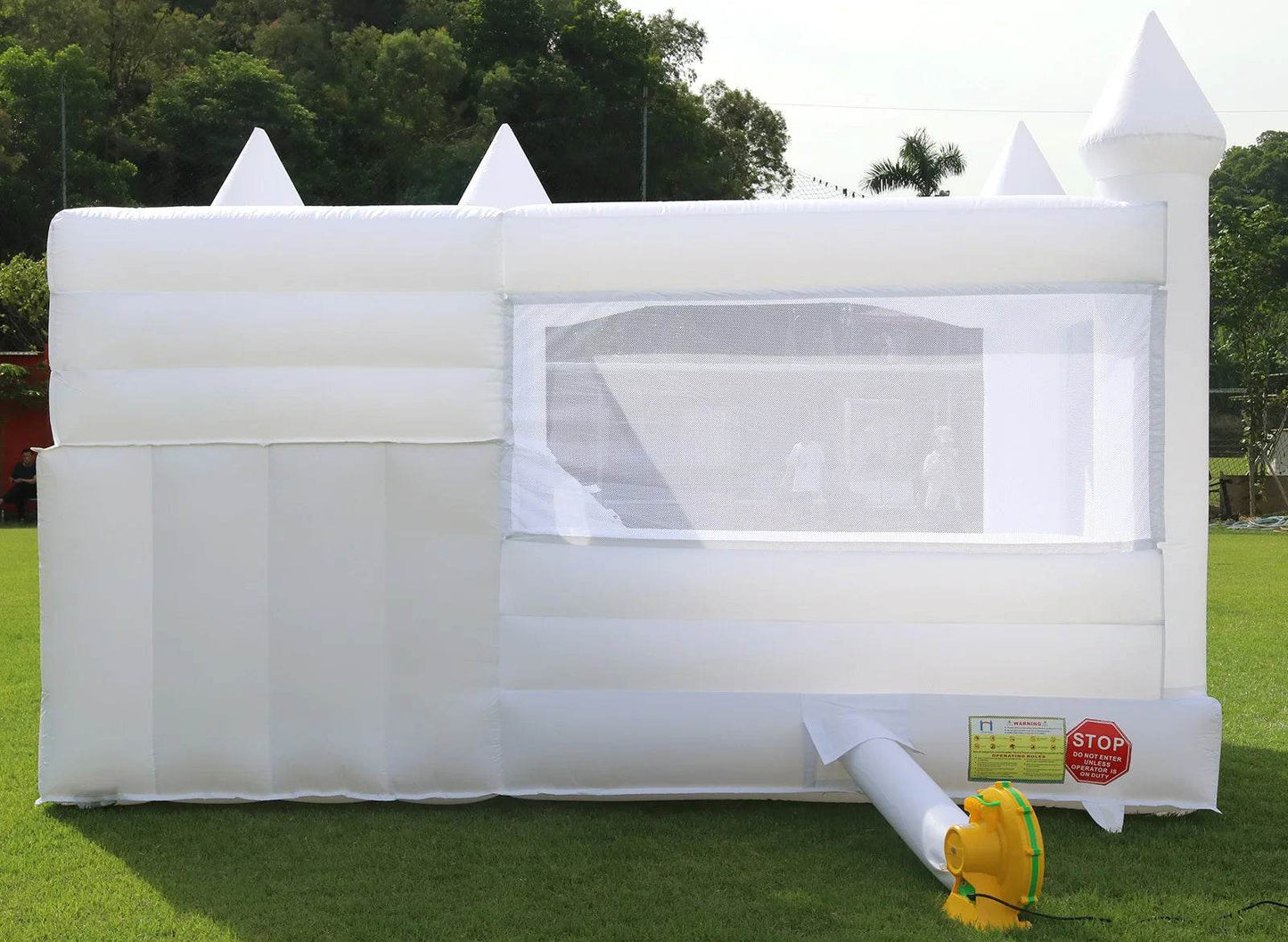 Commercial Inflatable White Bounce House for Kids 15ft - ToylandEU