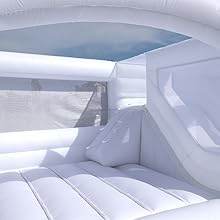 Commercial Inflatable White Bounce House for Kids 15ft - ToylandEU