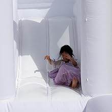 Commercial Inflatable White Bounce House for Kids 15ft - ToylandEU